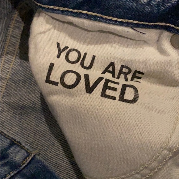 AMO Babe shoe lace bottom Jeans Denim - Picture 9 of 11